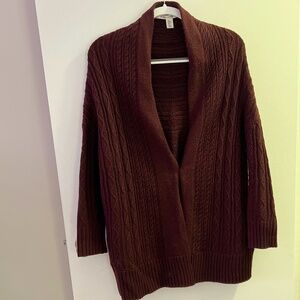Cardigan sweater Burgundy; Max Studio